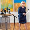 Manuela Schwesig verlässt nach ihrer persönlichen Erklärung das Rednerpult. Schwesig ist an Brustkrebs erkrankt und legt ihre Ämter in der Bundes-SPD nieder.