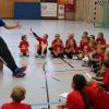 Stellte sich beim Jugend-Handballcamp in Partenstein den Fragen der Kinder: Dominik Klein.