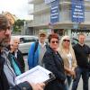 Architekt Johannes Hettiger zeigt zum Tag des offenen Denkmals architektonische Umbrüche in Marktheidenfeld. Hier: das Lermann-Kaufhaus.