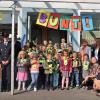 Begrüßung der 31 Erstklässler bei der Einschulungsfeier an der Grundschule Markt Einersheim.
