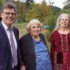 Ihren 95. Geburtstag feierte am Samstag in Oberschleichach Hildegard Bergmann. Dazu gratulierten unter anderem Bürgermeister Thomas Sechser und Pastoralreferentin Barbara Heinrich.