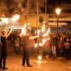 Lange Einkaufsnacht Gemünden 2019 - Feuershow vor dem Rathaus