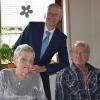 Die Eheleute Waltraud und Karlheinz Mahr feierten in Zell am Ebersberg das Fest der Goldenen Hochzeit. Dazu gratulierte Knetzgaus Bürgermeister Stefan Paulus.