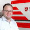 Michael Niklaus am seinem Lieblingsplatz: dem Malteser-Standort. Er tritt am 29. September als einer von drei Kandidaten bei der Bürgermeisterwahl an.