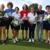 Die Clubmeister des GC Maria Bildhausen im Jahr 2019: Jean-Claude Aparisi (von links), Scarlett-Rose Ziegler, Patrick Rudolf, Christine Köth, Luca Scheublein, Eva Herrmann, Roland Ziegler, Cornelia Köth und Spielführer Michael Heusinger.