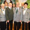 Die Volkacher Schützen haben gewählt und geehrt (vorne von links): Andreas Kaltenbach (Schützenmeister), Inge Thurn (40 Jahre Mitglied), Georg Bäuerlein, Rudi Wagenhäuser (beide Ehrenmitglieder), Birgit Mendel (25 Jahre), Siegfried Weinig (Gauschützenmeister), (hinten von links): Katja Mendel (Ausschuss), Axel Wilms (Schützenschnur grün), Caroline Ganzinger (Ausschuss), Harald Thurn (Schatzmeister) und Heinz Götz (Rechnungsprüfer).