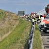 Bus-Unfall auf der A 71: Ein Großaufgebot von Rettungskräften kümmerte sich um die Verletzten.
