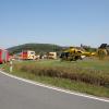 Ein Großaufgebot an Rettungskräften war am Ortsrand von Aschenroth im Einsatz. Ein Großaufgebot an Rettungskräften war am Ortsrand von Aschenroth im Einsatz.