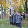 Das Gedenken der Kriegsopfer gestalteten beim Volkstrauertag auf dem Alten Friedhof neben den Rednern der Evangelische Posaunenchor und eine Abordnung der Reservistenkameradschaft mit.