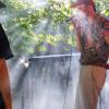 Laue Nächte und gute Stimmung: Testbild 72 treten am Freitag (23.08.24) beim Gemeinsam Dreisam Festival in der Waldschänke Dornheim in Würzburg auf. Das Festival ist ein gemeinsames Projekt der vier Würzburger Jugendkulturhäuser b-hof, Cairo, Immerhin und Kellerperle.