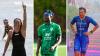 v.l.n.r.: Leonie Beck, Osaivbie Ekogiawe, auch Kelvin genannt, Carolin Lehrieder