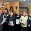 Das Bild zeigt die geehrten Mitglieder gemeinsam mit dem Kreisvorsitzenden und dem wiedergewählten Ortsvorsitzenden: (von links) Dominik Martin, Bernhard Stolz, Klaus Schweikert, Reinhold Kilb, Matthias Baumann, Erwin Maag, Martin Baumann, Oswald Baumann und Wolfgang Reinhart. 
