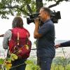 Interviews auf dem Spanshügel bei Schlechtar: Allianz-Sprecher Jürgen Heusinger berichtet über seine Erfahrungen.