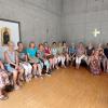Die Gruppe in der Kapelle des Benediktushofs.