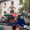 Weinfest auf dem Ippesheimer Schlosshof.