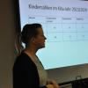Erzieherin Katrin Schiller referierte zum Thema Schulkinderbetreuung im Kindergarten.