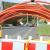 Glasfaserausbau in Lohr: In Wombach musste die Baustelle eine Weile ruhen, auf diesem Bild stand sie noch still. Nun soll die Altstadt drankommen. 