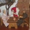Eine österliche Begegnung: Jesus und die Emmausjünger vom Bamberger Holzschnitzer Walter Hamatschek. Eine österliche Begegnung: Jesus und die Emmausjünger vom Bamberger Holzschnitzer Walter Hamatschek.