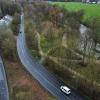 Auf eigenen Wegen sollen Radler und Fußgänger künftig Richtung Hausen gelangen. Vom Nordring (links) werden sie dann über eine Rampe an der Böschung zur Salinenstraße in den Kurpark geführt.                       