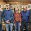 Der Vorstand des Musikvereins Bastheim (von links): 1. Vorsitzender Christian Lochner, Jugendbeauftragter Kurt Behringer, 2. Vorsitzende Anja Behringer, Kassier Wolfgang Wedlich und Schriftführer Bernhard Seufert.