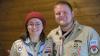 Der Vorstand der Schwarzacher Georgspfadfinder: Hannah Hornung (links) und Daniel Rohmfeld