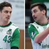 Werden die Wölfe Würzburg nach Saisonende verlassen: Benedikt Brielmeier (links) und Lukas Böhm.