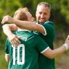 Freude bei Fabian Schüppert (links) und Andreas Hecker. Der TSV Homburg hat am Mittwochabend sein Kreisliga-Nachholspiel beim FV Gemünden/Seifriedsburg gewonnen.