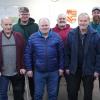 Mit ihren drei neuen Mitgliedern Christoph Pauthner, Sven Grun und Michael Völker (hintere Reihe von links) ist die Gruppe der Feldgeschworenen in Burgsinn wieder komplett. Neben Herbert Rützel, Otto Bechold, Georg Belz und dem Feldgeschworenen-Obmann Josef Bechold (vordere Reihe von links) sowie Manfred Belz und Richard Neuf (nicht abgebildet) sind die drei Neuzugänge künftig als Hüter der Grenzen und Mittler bei Grenzstreitigkeiten tätig. Die Vereidigung nahm Bürgermeister Robert Herold (rechts) vor.