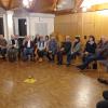 Die 40 Teilnehmerinnen und Teilnehmer des Gesprächsabends unterstützten den Einsatz der Referentin für mehr Geschlechtergerechtigkeit in der Kirche.