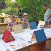 Beim Kindertag des Obst- und Gartenbauverein Hausen wurden bunte Vogelhäuschen aus Holz gebaut und bemalt. Beim Kindertag des Obst- und Gartenbauverein Hausen wurden bunte Vogelhäuschen aus Holz gebaut und bemalt.