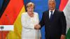 Bundeskanzlerin Angela Merkel (CDU) und Viktor Orban, Ministerpräsident von Ungarn, gedachten am Montag in Sopron der ersten Massenflucht von DDR-Bürgern vor 30 Jahren.