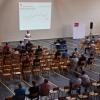 Viele Stühle blieben bei der interessanten Bürgerversammlung in der Heuberghalle leer.