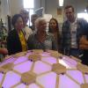 Kein UFO, sondern ein LED-Dome: Die Azubi-Infonacht bei ZF diente auch dazu, Scheu vor ungewohntem Design und neuer Technik abzubauen.