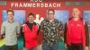 Die Geehrten (von links): Florian Frenzl (25 Jahre), Ronald Kirsch (40), Martin Vorbeck (25) und Sportwart Armin Wagner. Es fehlen: Peter Krebs (25), Julia Bahner (25) und Petra Gernert (25). Die Geehrten (von links): Florian Frenzl (25 Jahre), Ronald Kirsch (40), Martin Vorbeck (25) und Sportwart Armin Wagner. Es fehlen: Peter Krebs (25), Julia Bahner (25) und Petra Gernert (25).