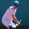 Christian Schumann (im Bild) verlor sein Match trotz eines starken ersten Satzes.