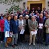 Gruppenbild der Jubilare von der Bimbacher Johanneskirche.