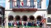 Beim Umzug in Seligenstadt war der Spielmannszug der königlich bayerischen Landwehr Esselbach nach 2015 zum zweiten Mal zu Gast.