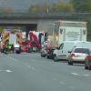 Immer wieder kommt es auf dem Zubringer  in Höhe der Autobahnanschlussstelle Knetzgau zu Verkehrsunfällen. Dieser Bereich stellt einen der neuralgischen Punkte im Verkehrsunfallgeschehen im Landkreis Haßberge dar.