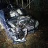 Total zerstört wurde der Honda eines jungen Autofahrers bei einem spektakulären Unfall am Sonntagabend bei Kirchlauter.