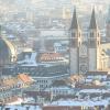 Mitte Februar lag in Würzburg und in vielen anderen unterfränkischen Städten Schnee. Bald könnten die Dächer in Unterfranken wieder weiß bedeckt sein.