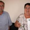 Manfred Krämer überreichte Monika Löslein eine Urkunde und eine Ehrennadel für 40-jährige Mitgliedschaft im Steigerwaldklub Nenzenheim.