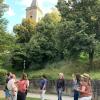 Ein Stadtrundgang mit dem Ziel, utopische Ideen für die Innenstadt zu entwickeln. Beim Utopie-Camp bestand hierzu unter anderem an der Stadtmauer beste Gelegenheit.