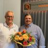 Jubilar Josef Metzger (links) und Firmeninhaber Andreas Dambach.