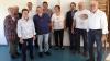 VdK Ortsverband (vorne) Sabine Henke, Artur Schmitt, (hinten von links) Karin Glück, Karl Höchner, Bürgermeister Peter Sterk, Max Lindner, Marianne Schmitt, Geschäftsstellenleiter Peter Fersch, Werner Schmitt und Vorsitzender Ernst Hart.