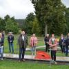 Minigolfer (von links): Marc Nötscher, Pamela Nembach, Rolf-Dieter Kircher, Joachim Hörning, Bernd Rützel, Rosemaire Hoheisel, Monika Stahl, Edith Rützel, Ingrid Kircher, Egbert Woite und Markus Ludwig.