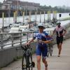 Lisa Heinrichs beim Kurztriathlon in Bremen.