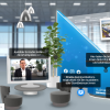 So könnte ein virtueller Messestand aussehen. Hier am Beispiel einen Main-Post-Stands. So könnte ein virtueller Messestand aussehen. Hier am Beispiel einen Main-Post-Stands.
