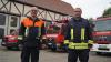 Das Führungsduo der Königsberger Feuerwehr: Peter Schüler (links) ist seit 1997 Kommandant, sein Sohn Alexander wurde nun zu seinem Stellvertreter gewählt.