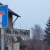 Die Nikolaus-Fey-Straße in Haßfurt soll umbenannt werden.