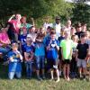 Die Teilnehmer der ersten Mini-Olympiade der Pfarreiengemeinschaft Sodenberg in Gräfendorf.